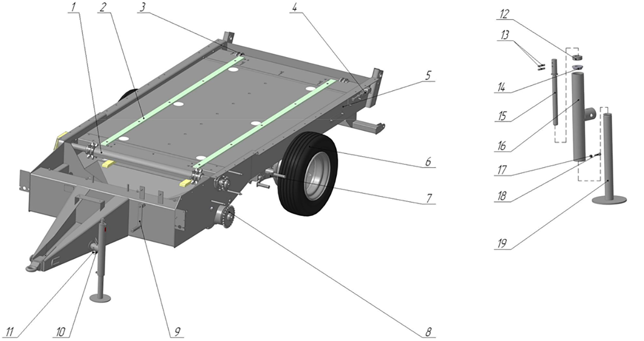 Шасси ИГК-5