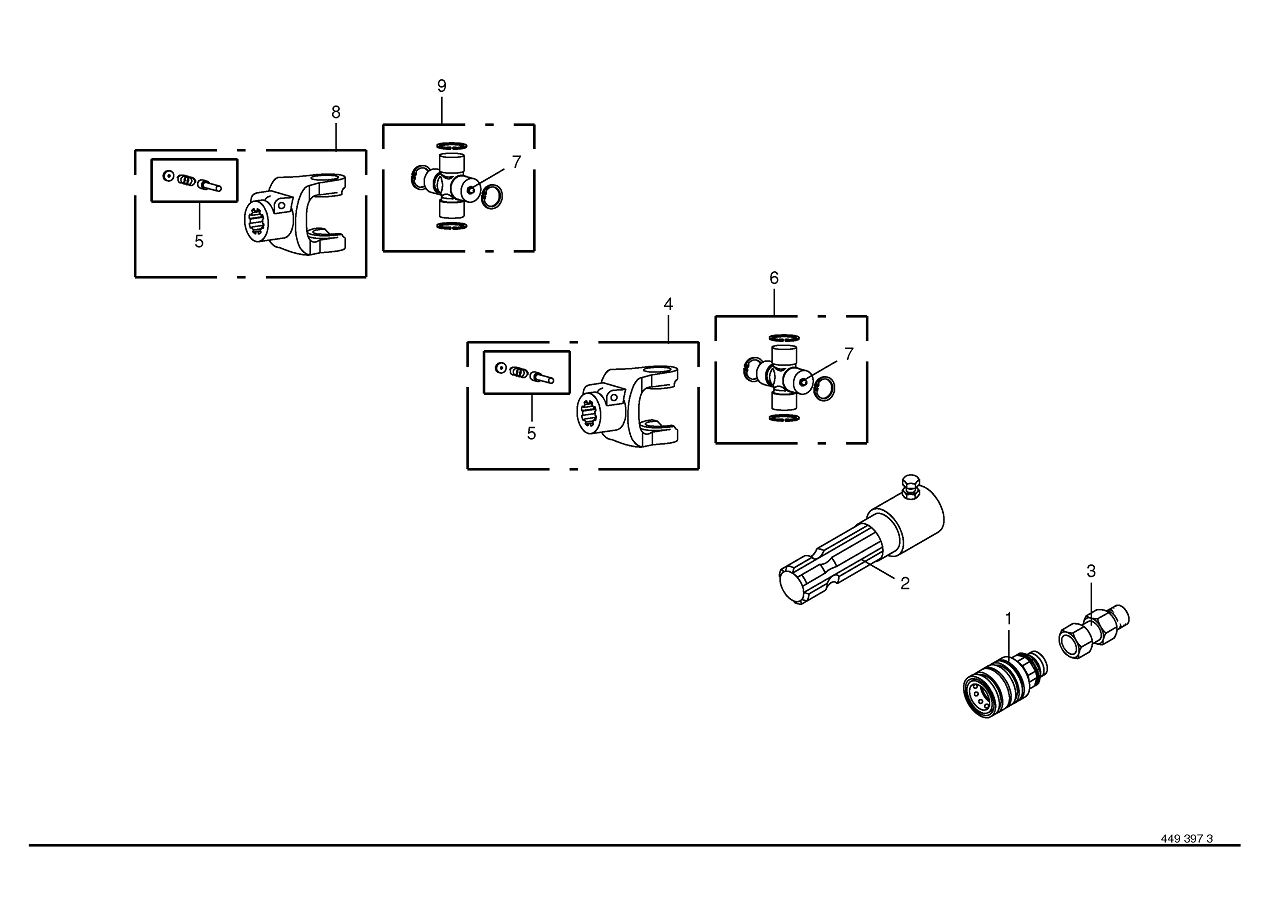 Детали принадлежностей для восточно-европейских стран (449 397 3)